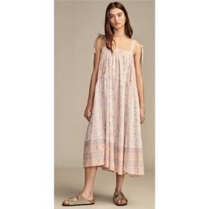 LUCKY BRAND Grateful Dead Dancing Bears Midi Dress, Tofo-Multi Pink | S Festival